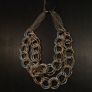 NWOT Gold Statement Necklace